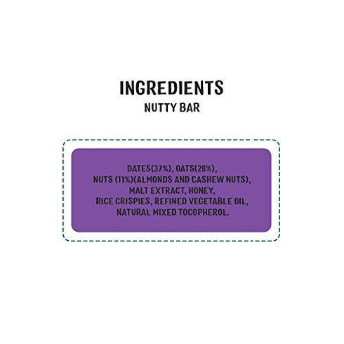 Timios Nutty Bar | Healthy Snack for Kids | Natural Energy Food Product for Toddlers